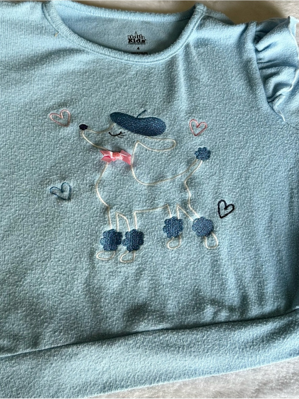 Kids Headquarters Light Blue Label Print